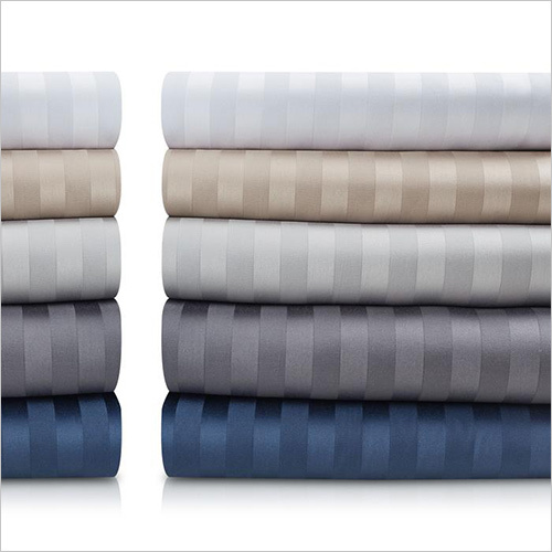 Satin Stripe Single Bed Sheet