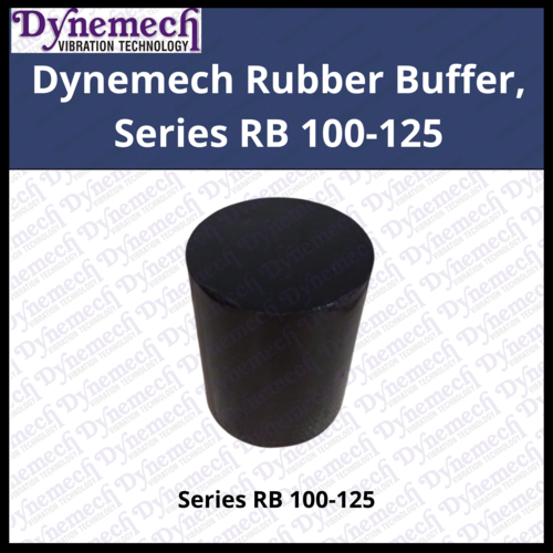 Black Dynemech Rubber Buffer, Series Rb 100-125