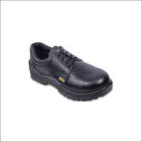 Leather Safety Shoes - Various Sizes Available, Black Unisex Lace Design