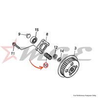 Spring, Clutch For Honda CBF125 - Reference Part Number - #22401-KRM-840, #22401-KWF-940