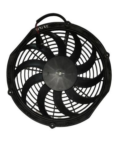 Tractor Hood Fan - Color: Black