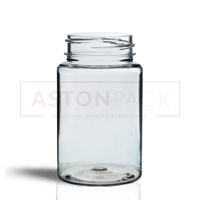 PET Tablet/Capsule Round Clear Packer Bottle - 75ml