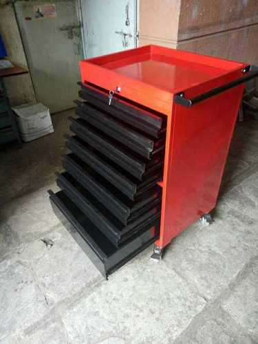 Customized Five Drawer Tool Trolley