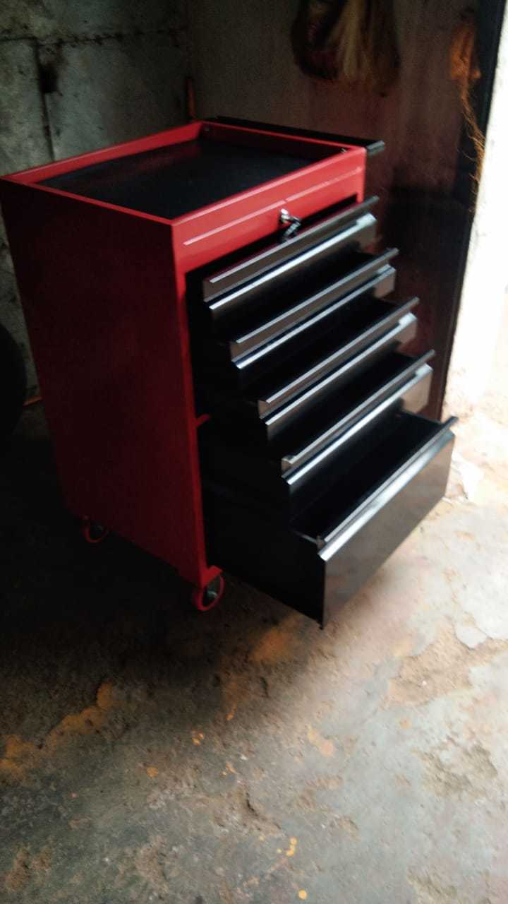 Five Drawer Tool Trolley