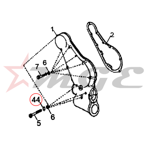 Fiber Washer For Royal Enfield - Reference Part Number - #143496/A, #143496