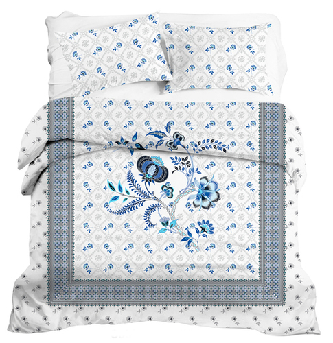 Gifty_Ethanic Cotton Double Bedsheet with 2Pillow Cover