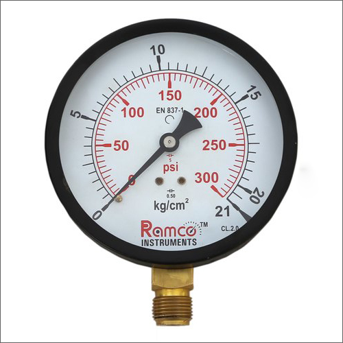 Utility Pressure Gauge Scale Range: 0-150Psi