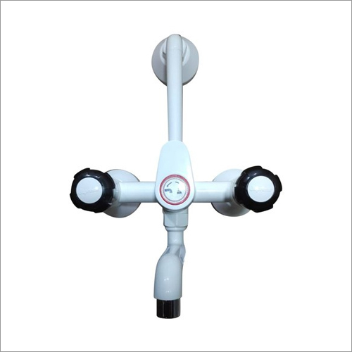 White Plastic Water Tap Size: 11 Inch L
