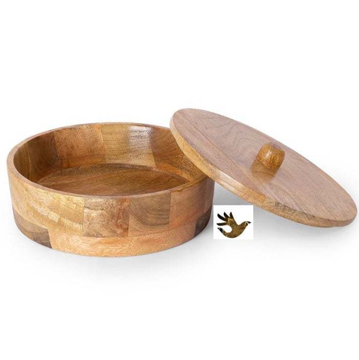 Holz Box, Chapati/Salad Bowl 8 inch