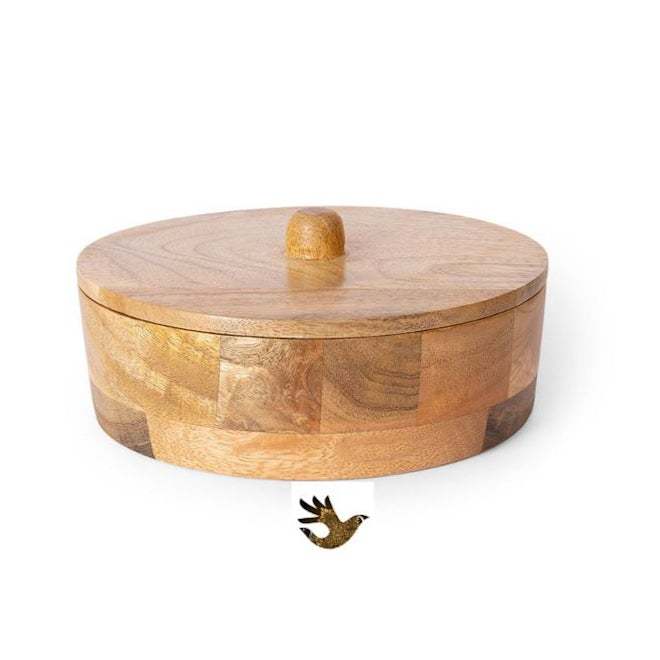 Holz Box, Chapati/Salad Bowl 8 inch