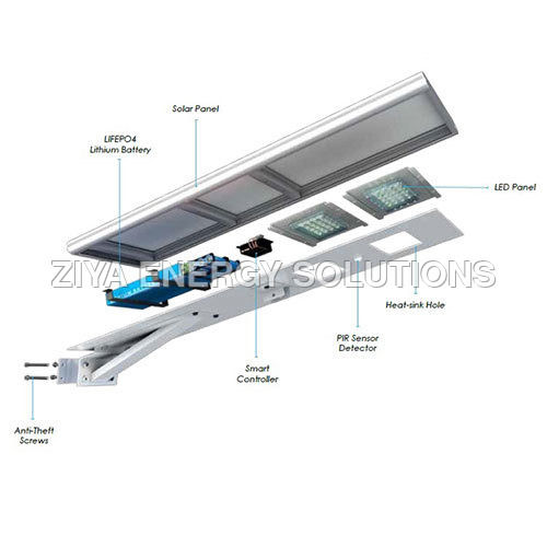 Aluminum Frame Integrated (All In One ) Solar Street Light In Delhi