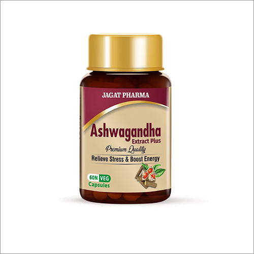 Ashwagandha Tablets 60 Tabs Helps Relieve Stress and Anxiety By JAGAT PHARMA