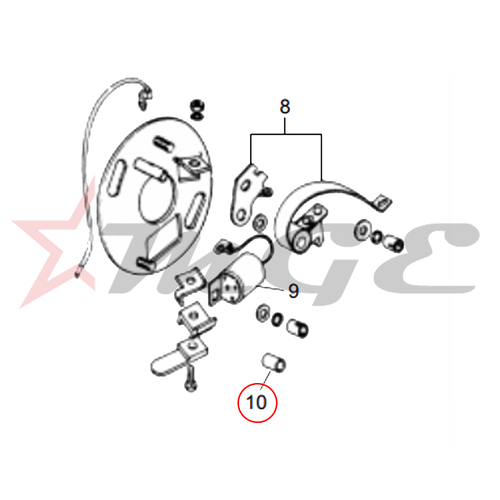 Snap On Connector For Royal Enfield - Reference Part Number - #140714