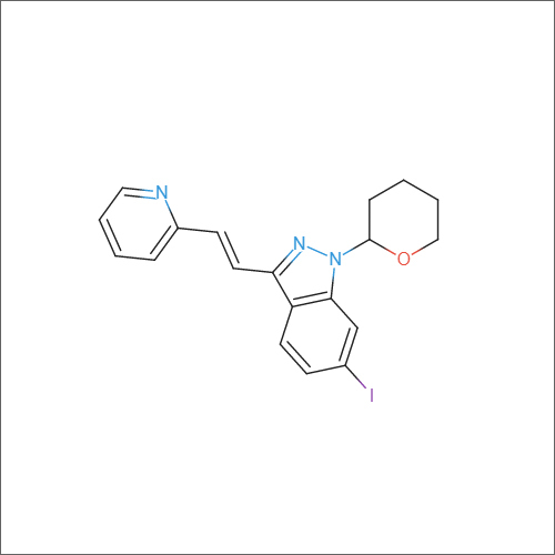 886230-77-9 (E)-6-Iodo-3-[2-(pyridin-2-yl)ethenyl]-1-(tetrahydro-2H-pyran-2-yl)-1H-indazole