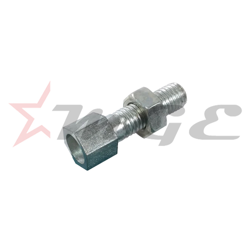 Lambretta GP 150/125/200 - Cable Adjuster Screw & Nut - Reference Part Number - #19032001, #82128011