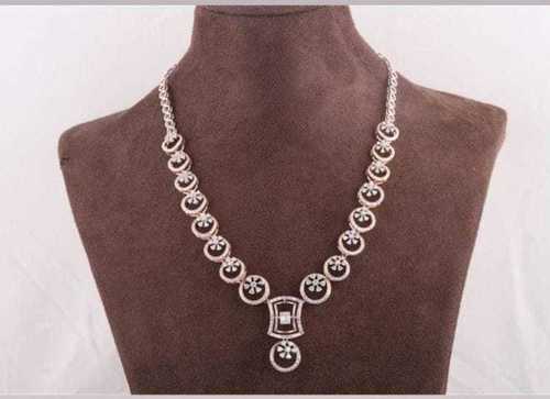 Designer Bangle Necklace Set Diamond Carat Weight: 1.20 Carat