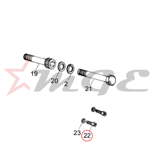 Screw For Royal Enfield - Reference Part Number - #146277/A