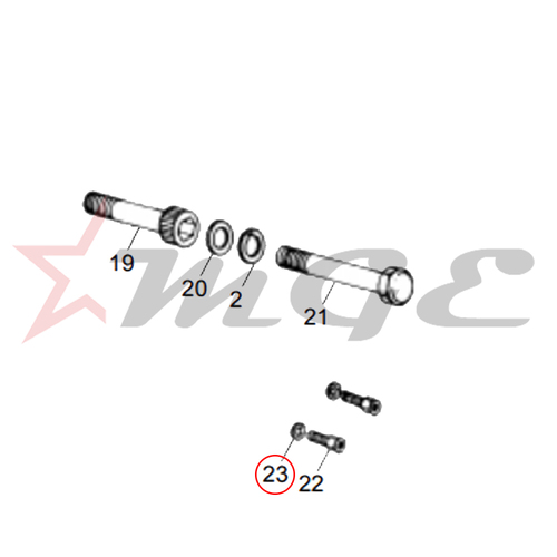 Single Coil Lock Washer For Royal Enfield - Reference Part Number - #142119