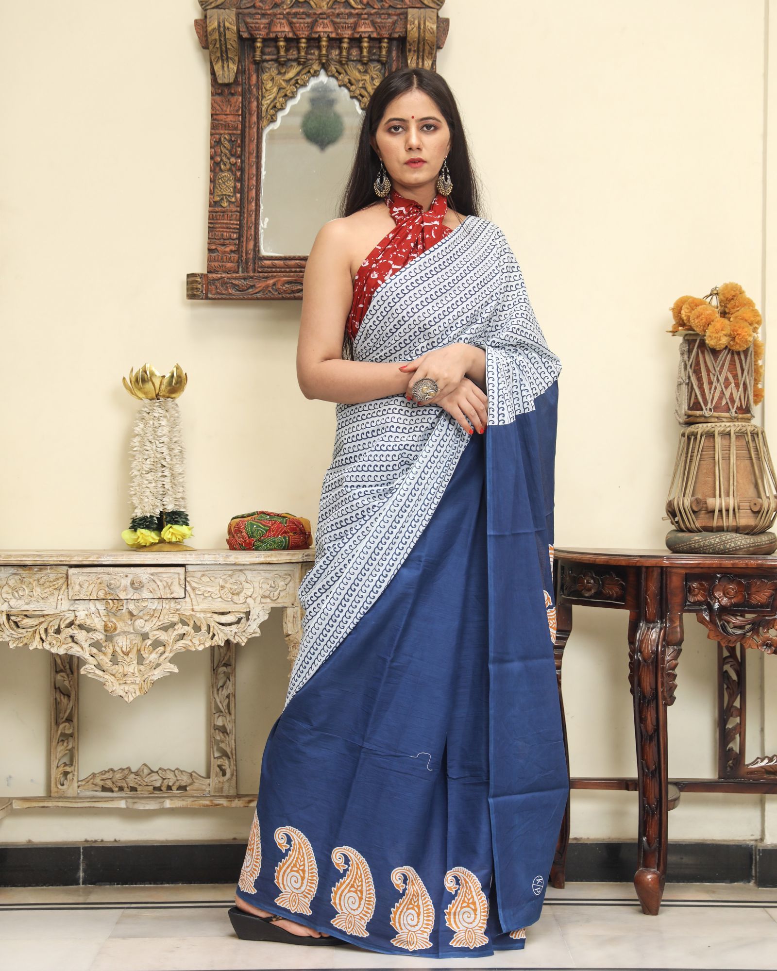 Printed Cotton Saree