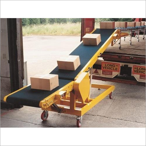 Mild Steel Portable Truck Loading Conveyor