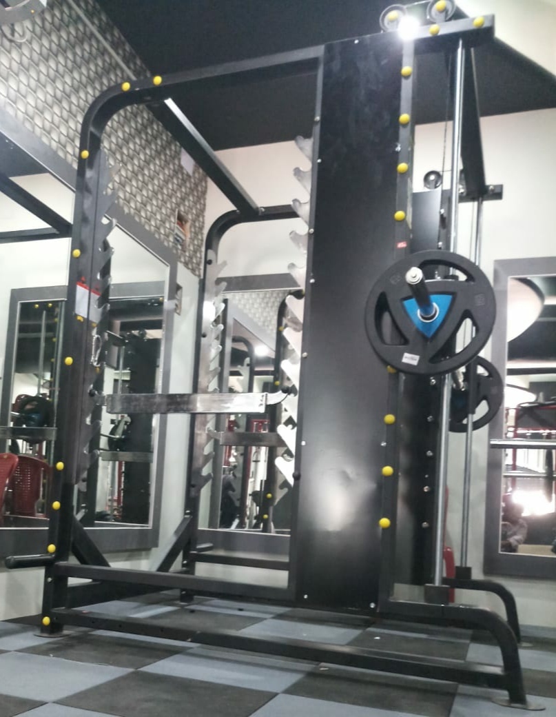 3D Smith Machine With Squat Rack