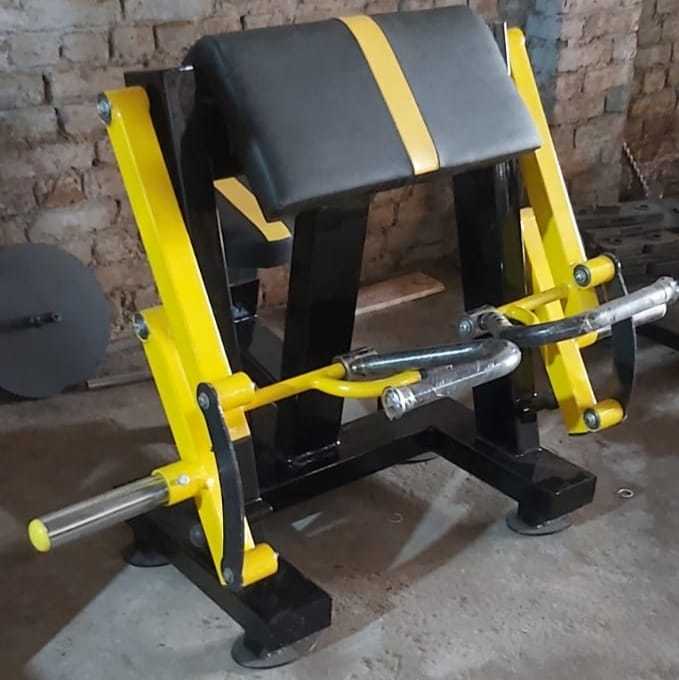 Plate Loaded Biceps Curl Machine