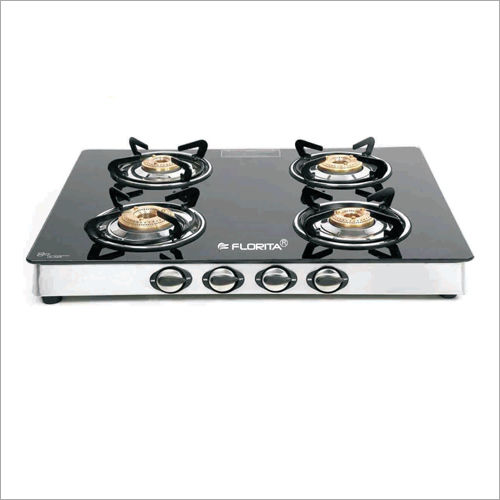 4 Burner Glass Top Gas Stove