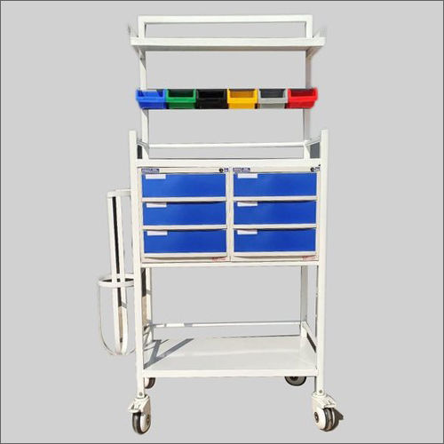 Mild Steel Crash Cart Trolley