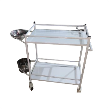 Surgical Dressing Trolley With Bowl Bucket By G&T HOSPITAL FURNITURE INDUSTRIES