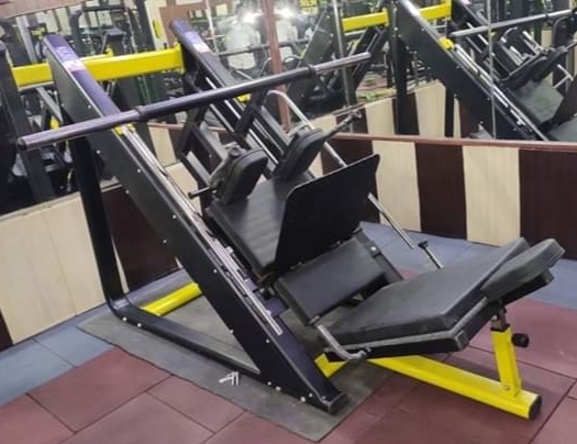 Leg Press With Hack Squat Machine