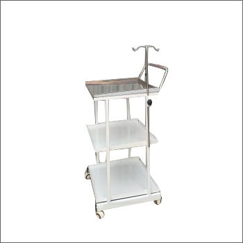 ECG Monitor Machine Trolley