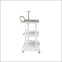 ECG Monitor Machine Trolley