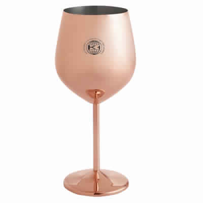 Copper Goblet Glass