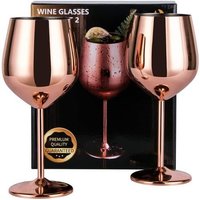 Copper Goblet Glass