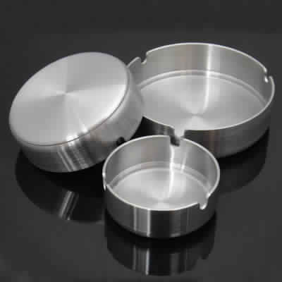 Stainless Steel Ash Tray Set By KING INTERNATIONAL