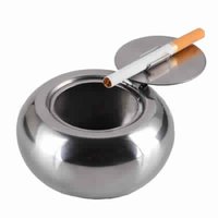 Stainless Steel Drum Shape Ash Tray