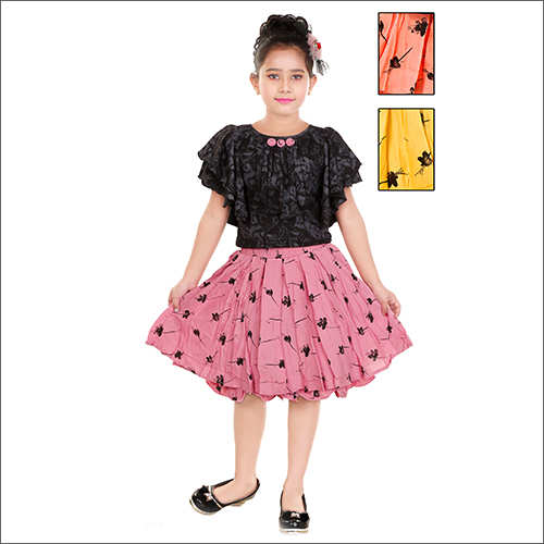 Fancy Two Piece Girl Dress Age Group: Kids