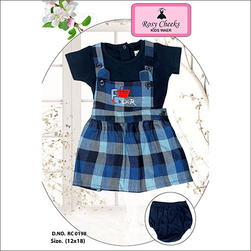 Washable Check Printed Kids Wear