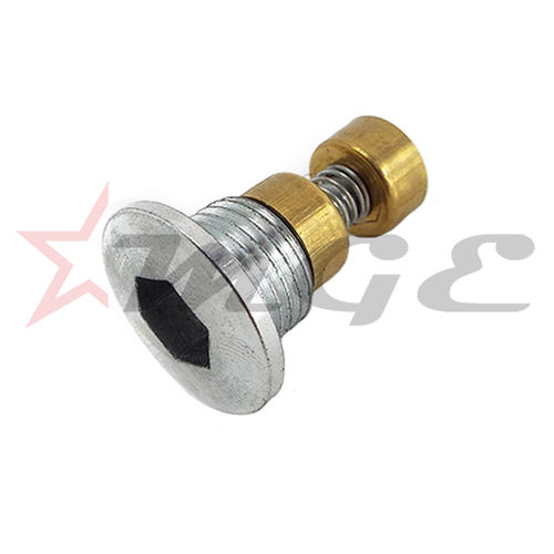 Lambretta Gp 150/125/200 - Sidecase Magnetic Drain Plug - Reference Part Number - #19010130 - Material: As Per Photo