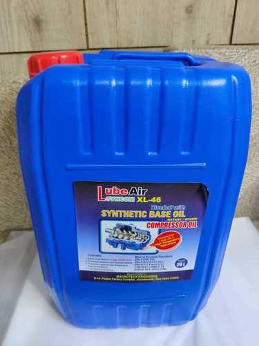Compressor Oil - Synthetic ISO 46 | 5 Litre Blue for Air Compressor Lubrication, Meets ISO 6743-3 Standards
