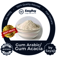 Gum Acacia By Sayaji - Acacia Gum Granules, Brown Solid Form | Emulsifier, Stabilizer, Thickener, Fiber For Beverages, Baked Goods, Confectionery