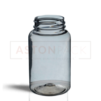 PET Tablet / Capsule Round Clear Packer Bottle - 120ml