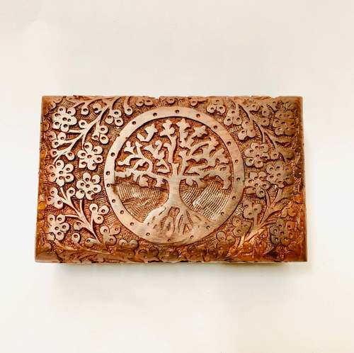 Tree of life, Multi Utility Box, Hand Carved