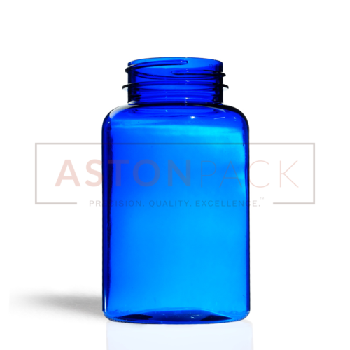 Pet Tablet / Capsule Round Blue Packer Bottle - 250Ml Capacity: 10 Ton/Day