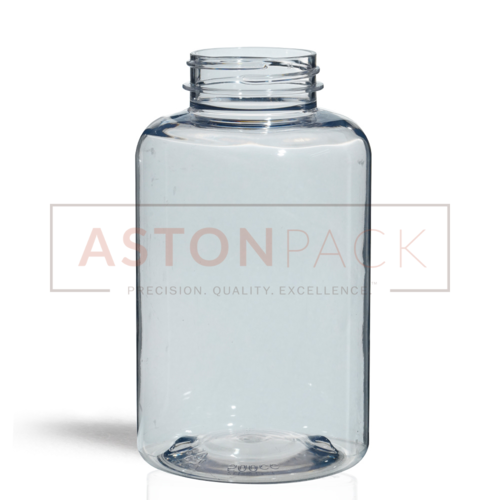 PET Tablet / Capsule Round Clear Packer Bottle - 500ml