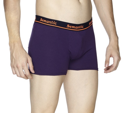 SEMANTIC COTTON PURPLE TRUNKS - SOLID