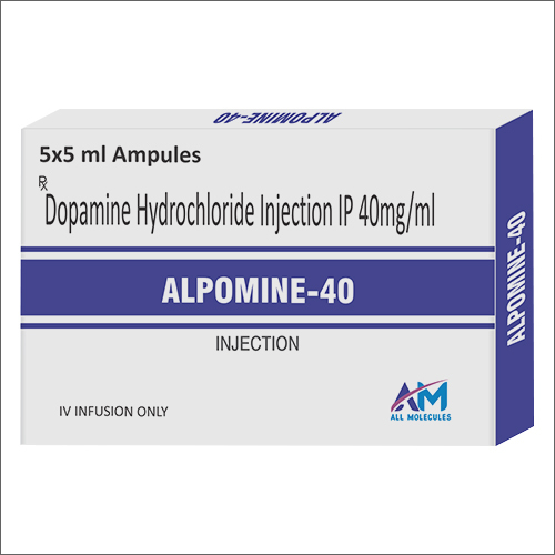 40mg Dopamine Hydrochloride Injection IP