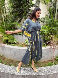 Shibori Printed Kaftan