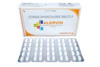 Alervin Cetirizine Dihydro Chloride Tablets