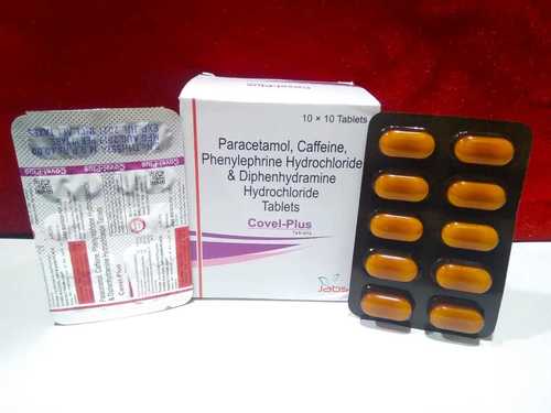 Paracetamol, Caffeine, Phenylephrine Hydrochloride & Diphenhydramine Hydrochloride Tablets